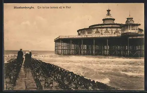 AK Blankenberghe, Un brise-lames et le Pier