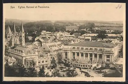 AK Spa, Eglise, Kursaal et Panorama