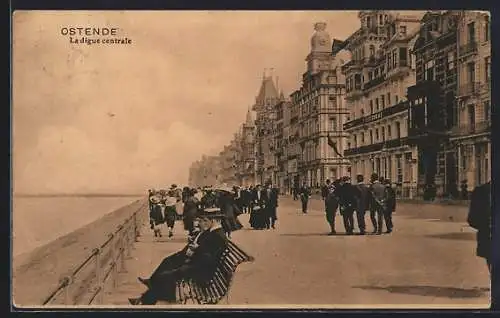 AK Ostende, La digue centrale