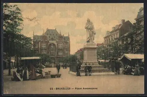 AK Brüssel / Bruxelles, Place Anneessens