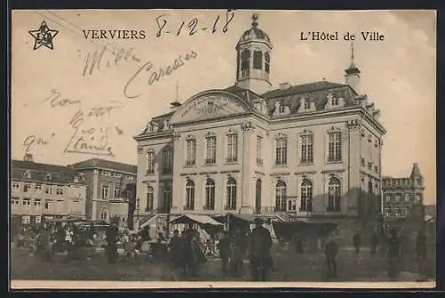 AK Verviers, L`Hotel de Ville