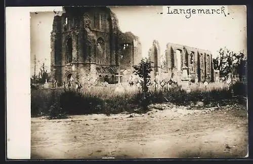 AK Langemarck, Zerstörte Kirche