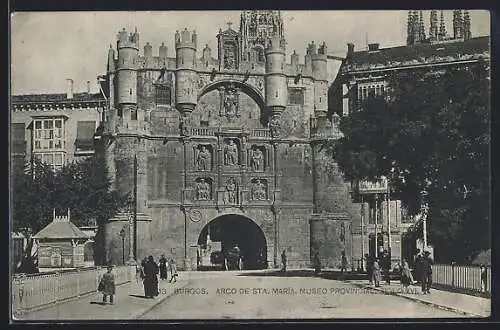 AK Burgos, Arco de Sta. María, Museo Provincial