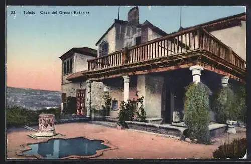 AK Toledo, Casa del Greco, Exterior
