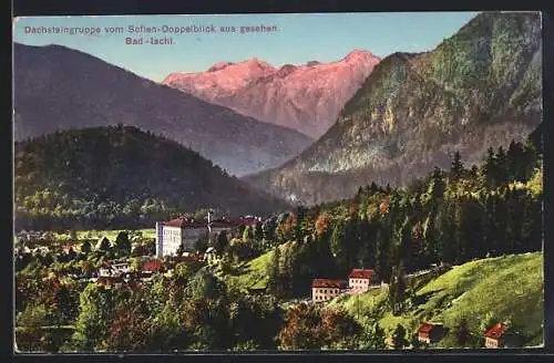 AK Bad Ischl, Dachsteingruppe vom Sofien-Doppelblick aus