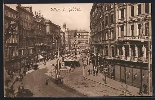 AK Wien, Graben, Strassenpartie
