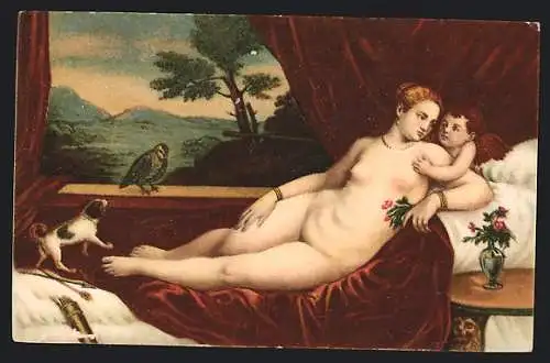 Künstler-AK Stengel & Co. Nr. 29862: Venere del Armorino, gemalt von Tiziano Vecelli