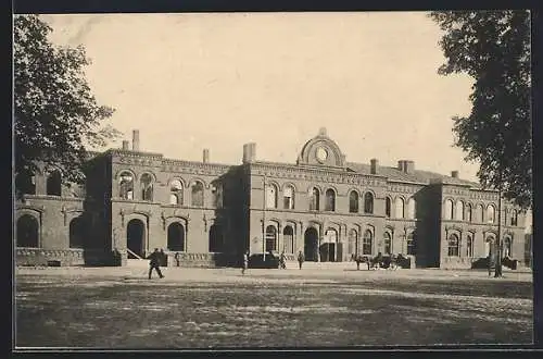 AK Mitau, Bahnhof im Sonnenschein