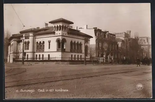 AK Bucuresti, Casa in stil romanese