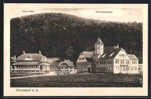AK Oberndorf a. N., Elektrisches Werk und Neues Schiesshaus
