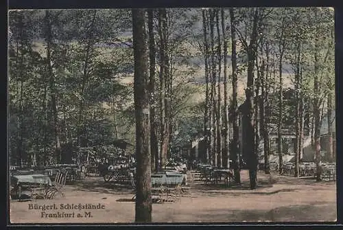 AK Frankfurt-Niederrad, Restaurant Bürgerliche Schiessstände