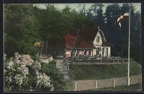 AK Stade, Gasthaus Schützenhaus auf dem Schwarzenberg W. Lehmkuhl