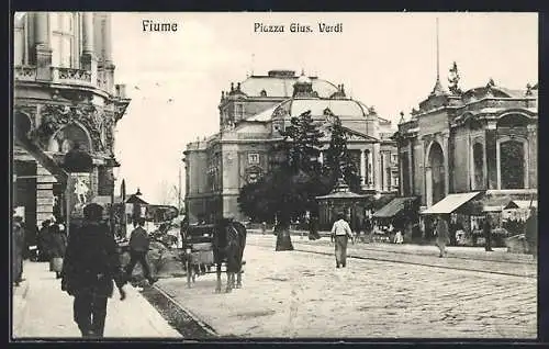 AK Fiume, Piazza Gius. Verdi