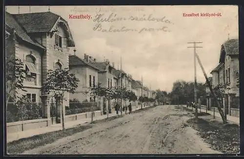 AK Keszthely, Erzsebet kiralyne-ut