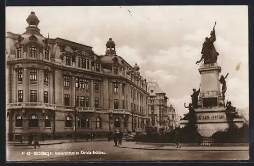 AK Bucuresti, Universitatea cu Statuia Bratianu