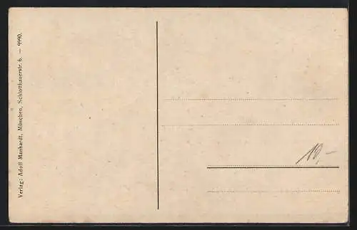 AK Bubenbach, Handlung v. Rupert Tritschler, Kirche, Ortsansicht