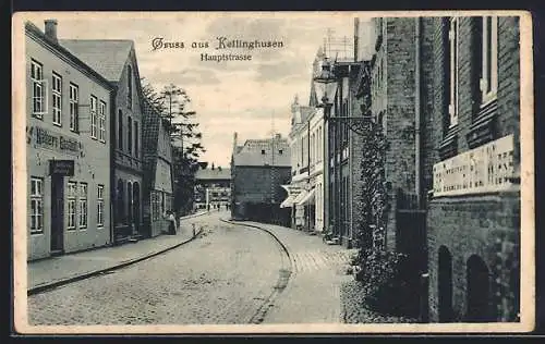 AK Kellinghusen, Näther`s Gasthof in der Hauptstrasse