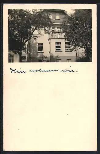 Foto-AK Almersbach, Haus Weingarte
