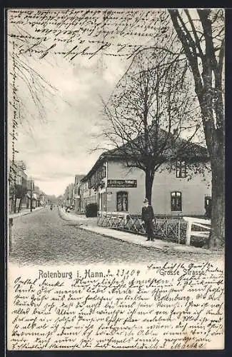 AK Rotenburg i. Hann., Bolling's Hotel, Grosse Strasse