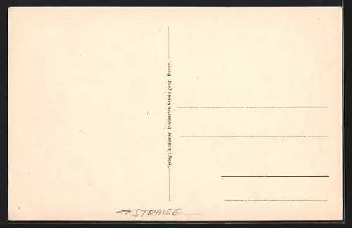 AK Husum / Nordsee, Strasse Untere Neustadt mit Colonialwaren Carsten Christiansen