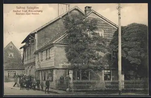 AK Salzgitter, Gasthof Stadt Braunschweig, Bes. Carl Krentel