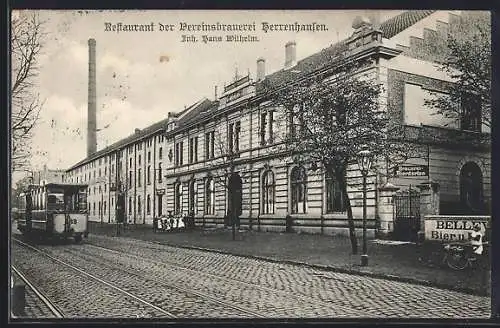 AK Herrenhausen, Restaurant der Vereinsbrauerei, Inh. Hans Wilhelm