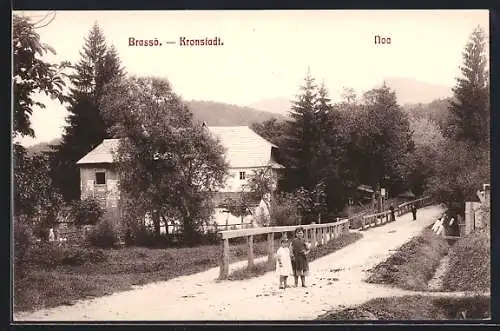 AK Brassó / Kronstadt, Noa / Blick auf ein Haus