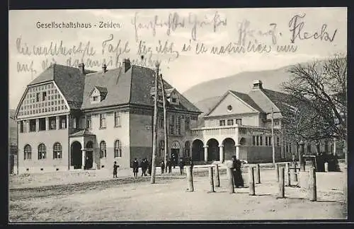 AK Zeiden, Blick auf das Gesellschaftshaus