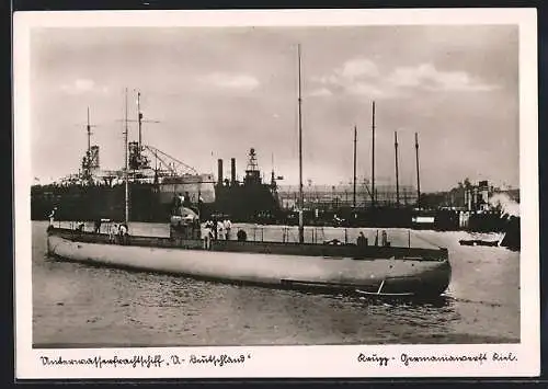 AK Kiel, Unterwasserfrachtschiff U-Deutschland der Krupp-Germaniawerft