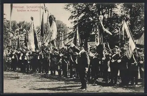 AK Hannover, Schützenfest, Schützen im Rundteil