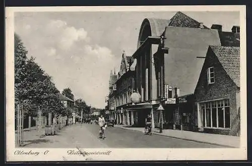 AK Oldenburg / Oldenburg, Blick in den Heiligengeistwall
