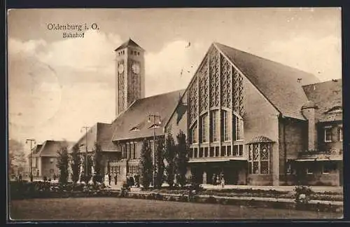 AK Oldenburg i. O., Bahnhof