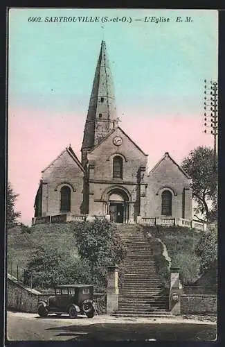 AK Sartrouville /S.-et-O., L`Eglise