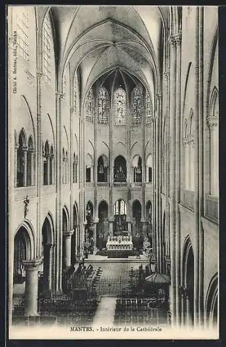 AK Mantes, Intérieur de la Cathédrale