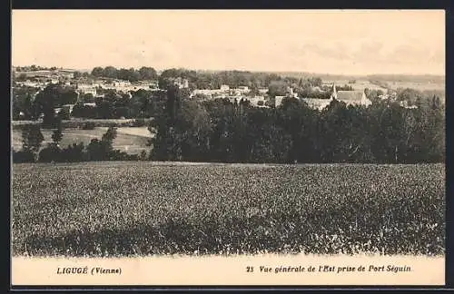 AK Ligugé, Vue générale de l`Est prise de Port Séguin