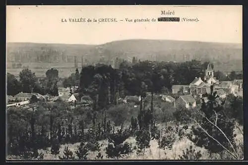 AK Mairé, Vue générale de la vallée de la Creuse, Vienne