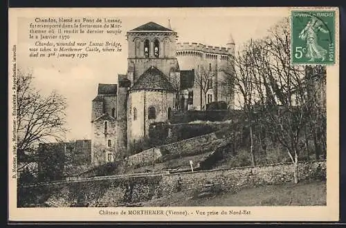 AK Morthemer, Vue du château prise du Nord-Est