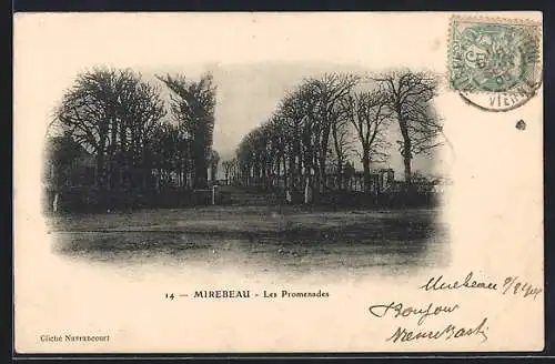 AK Mirebeau, Les Promenades