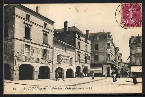 AK Loudun, Place Sainte Croix, sud ouest