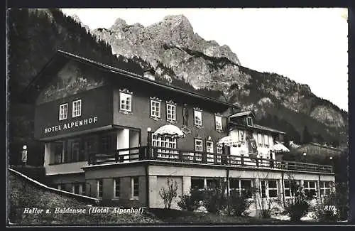 AK Nesselwängle, Haller am Haldensee, Hotel Alpenhof