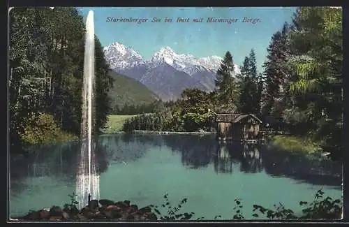 AK Imst, Starkenberger See mit Mieminger Berge