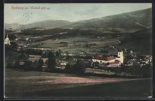 AK Kirchberg am Wechsel, Teilansicht mit Kloster