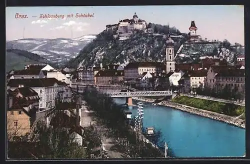 AK Graz, Schlossberg mit Schöckel