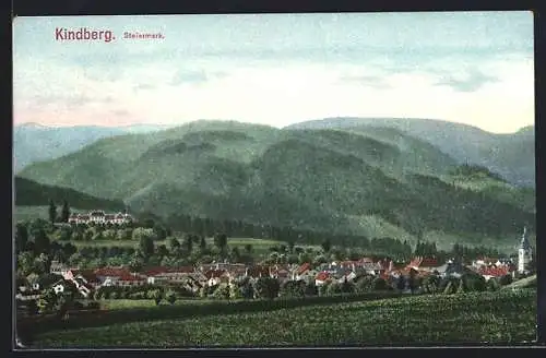 AK Kindberg /Steiermark, Teilansicht