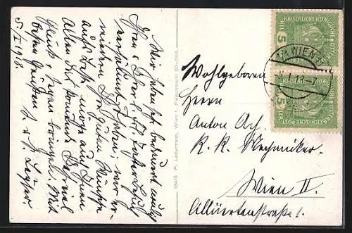 AK Semmering, Waldhof und Südbahnhotel mit Rax