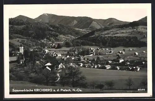 AK Kirchberg a. d. Pielach /N.-Oe., Teilansicht mit Kirche