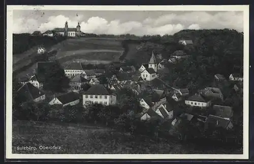 AK Sulzbürg / Opf., Panoramablick auf den Ort