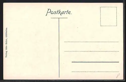 AK Göllheim, Partie am König-Kreuz