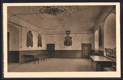 AK Mallersdorf / Pfaffenberg, Fremdenspeisesaal im Kloster