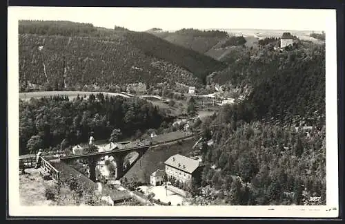 AK Ziegenrück / Saale, Blick von Möllers Ruhe